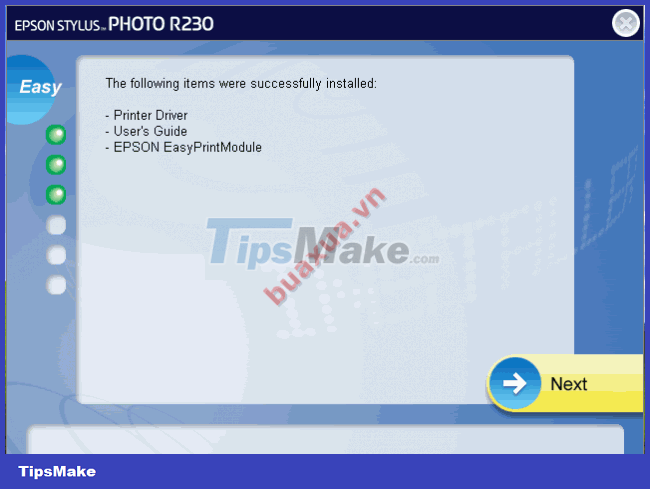 Install the driver program for the printer Picture 8