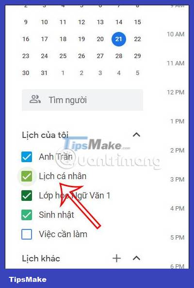 Instructions for adding color to the calendar on Google Calendar Picture 4