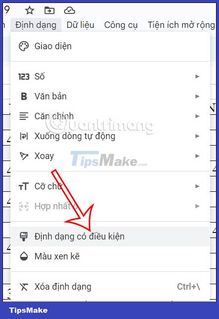 Instructions for coloring cells and text in Google Sheets Picture 9