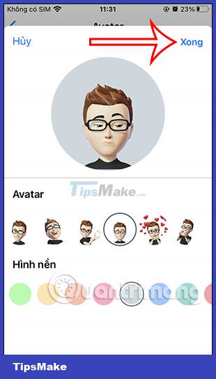 Instructions for creating avatars on WhatsApp Picture 12