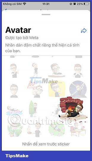 Instructions for creating avatars on WhatsApp Picture 15