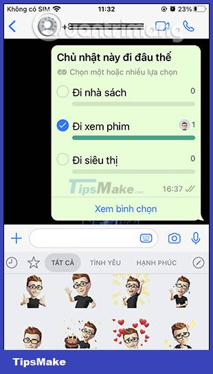 Instructions for creating avatars on WhatsApp Picture 19