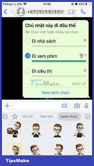 Instructions for creating avatars on WhatsApp Picture 20