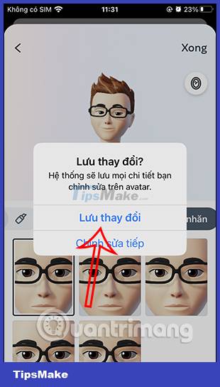 Instructions for creating avatars on WhatsApp Picture 9