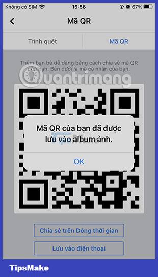 Instructions for creating QR codes for Facebook accounts Picture 7