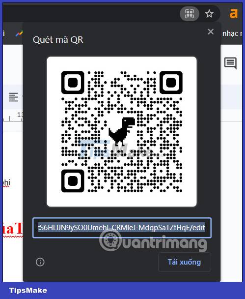 Instructions for creating QR codes in Google Docs Picture 2