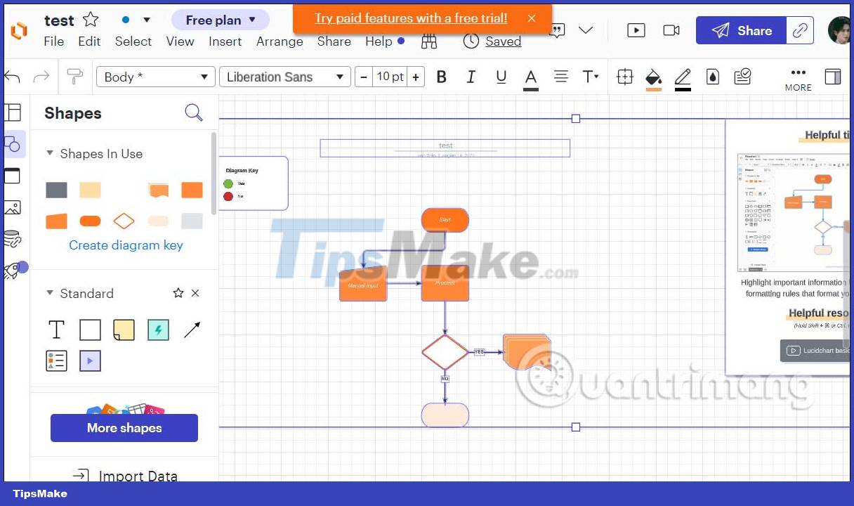 Picture 12 of Instructions for drawing mind maps in Google Docs
