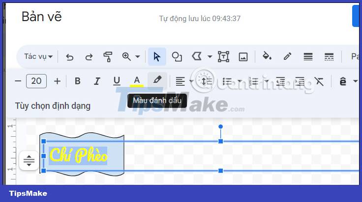 Picture 6 of Instructions for drawing mind maps in Google Docs