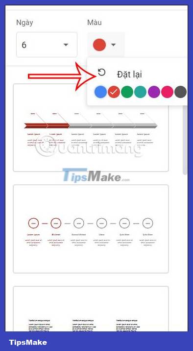 Instructions for drawing Timeline diagrams on Google Slides Picture 3