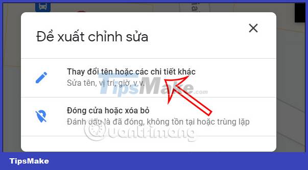 Instructions for editing locations on Google Maps Picture 4