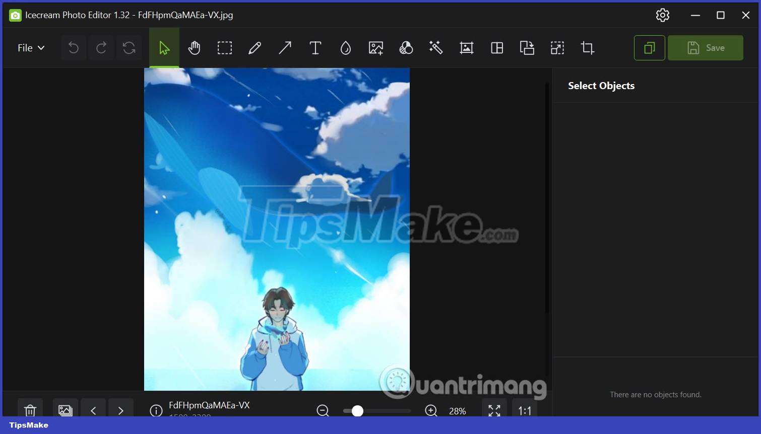 Picture 2 of Instructions for editing photos on Icecream Photo Editor