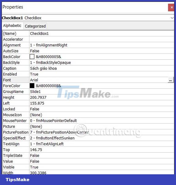 Instructions for inserting checkboxes in PowerPoint Picture 7