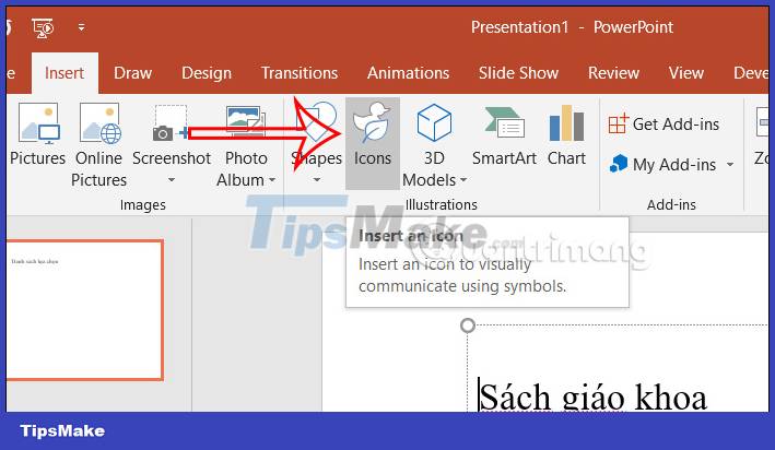 Instructions for inserting checkmarks in PowerPoint Picture 6