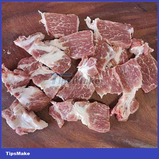 Instructions for making delicious garlic fried meat Picture 1