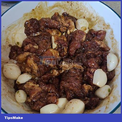 Instructions for making delicious garlic fried meat Picture 3