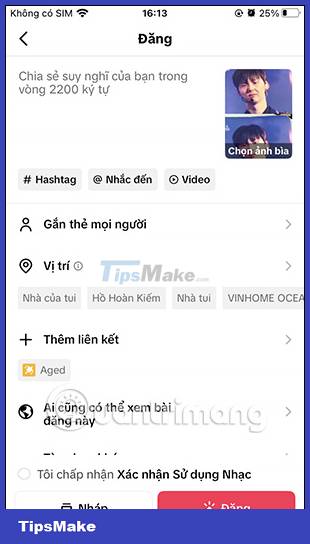 Instructions for recording aging filter videos on TikTok - TipsMake.com