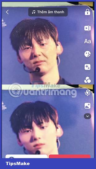 Instructions for recording aging filter videos on TikTok Picture 8