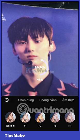 Instructions for recording AI Anime filter videos on TikTok Picture 11