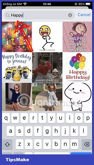 Instructions for sending GIFs on Telegram Picture 6
