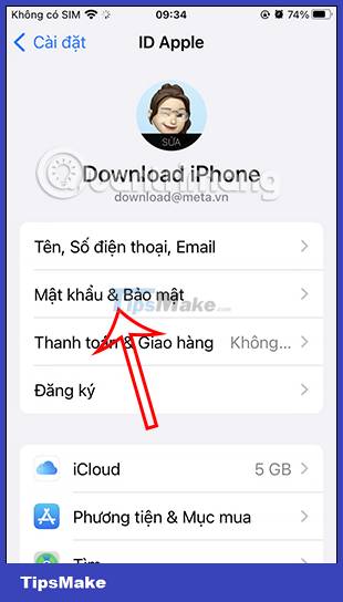 Picture 2 of Instructions for setting up an Apple ID security key