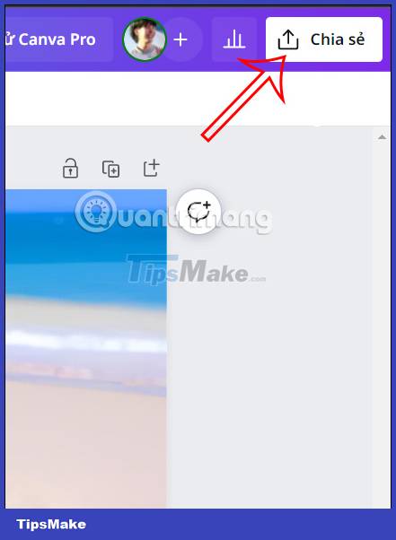 Instructions for sharing designs on Canva Picture 7