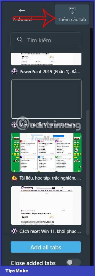 Instructions for using Opera Pinboards tool Picture 8