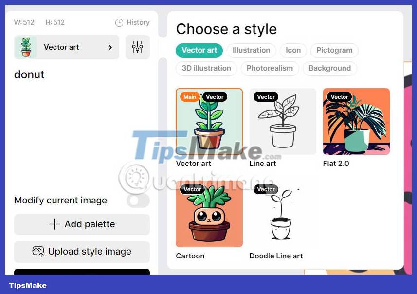 Instructions for using Recraft.AI to design photos online Picture 3