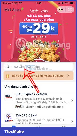 Instructions for using Zalo to schedule online car registration Picture 3