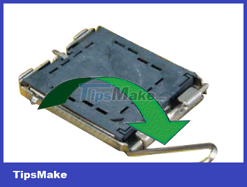 Instructions on how to assemble the CPU into the standard LGA775 . mainboard Picture 3