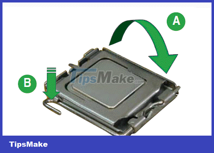 Instructions on how to assemble the CPU into the standard LGA775 . mainboard Picture 6