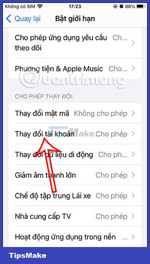 Instructions to block others from changing iPhone password Picture 7