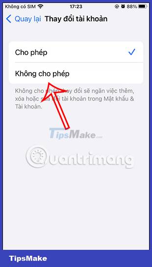 Instructions to block others from changing iPhone password Picture 8