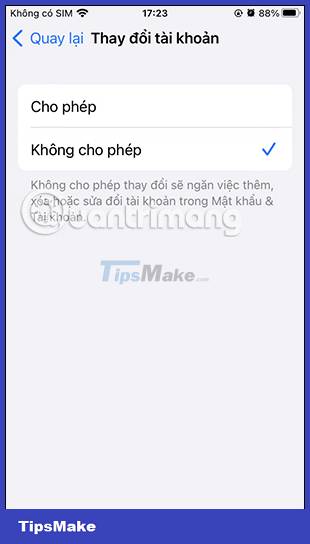 Instructions to block others from changing iPhone password Picture 9
