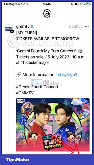 Instructions to block someone's posts on Threads Picture 7