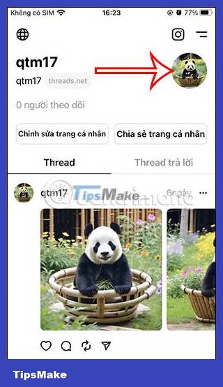 Instructions to change Threads account avatar Picture 8