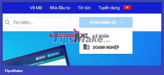 Instructions to check MB Bank account balance Picture 2