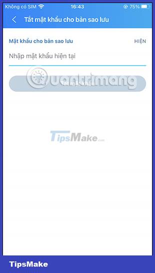 Instructions to create a backup password on Zalo Picture 10