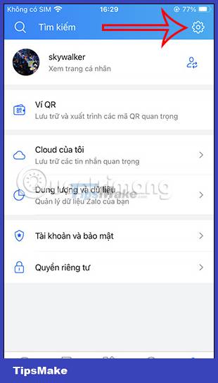 Instructions to create a backup password on Zalo Picture 2