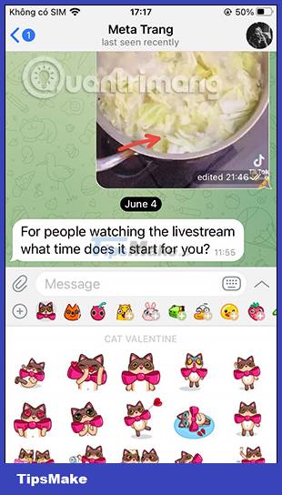 Instructions to download stickers on Telegram Picture 14