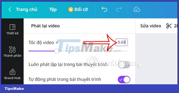 images 7 of Instructions to slow down videos on Canva