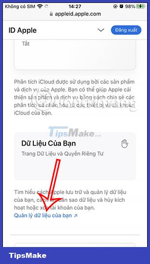Instructions to temporarily deactivate iCloud Picture 6