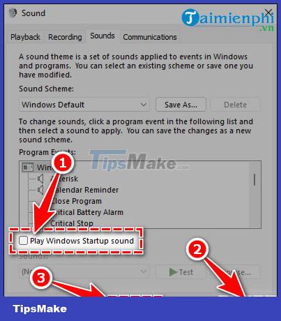 Instructions to turn off the startup sound on Windows 11 Picture 6