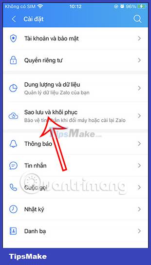 Instructions to turn on automatic backup on Zalo Picture 3
