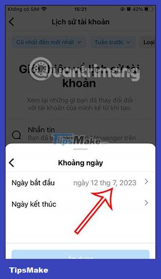Instructions to view Instagram account history Picture 12