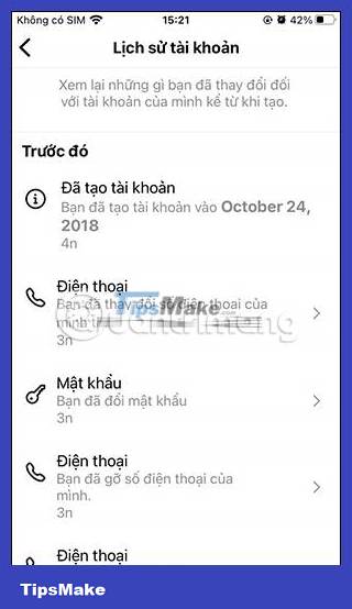 Instructions to view Instagram account history Picture 8