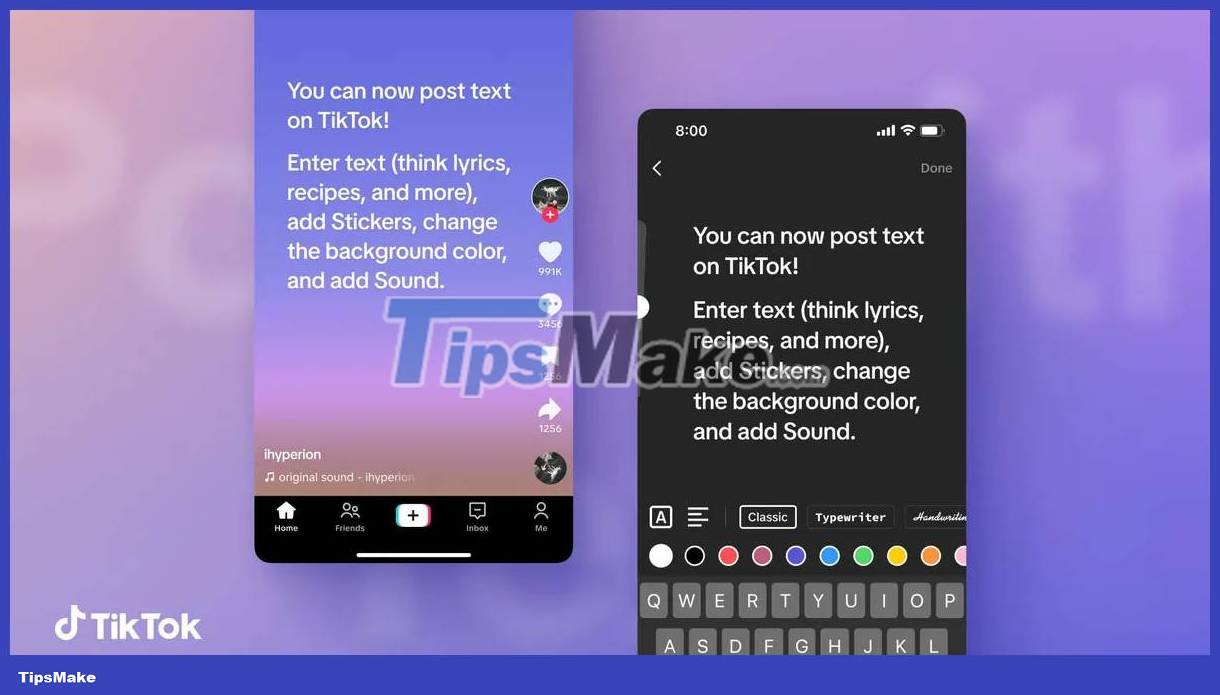 Learning from Threads, TikTok allows posting posts that only include text Picture 1