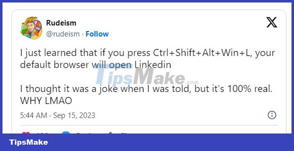 Picture 1 of Microsoft silently added a shortcut to access LinkedIn on Windows 11
