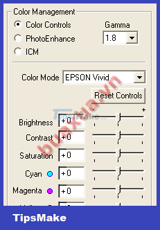 Set the basic parameters for the color printer Picture 7