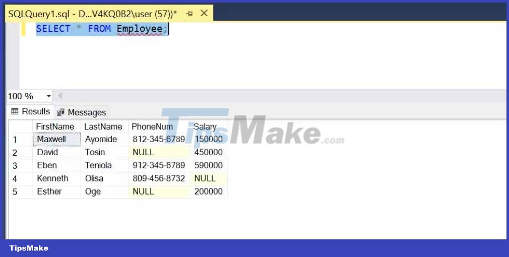 SQL way to count NULL and NOT NULL values ​​in a column Picture 2