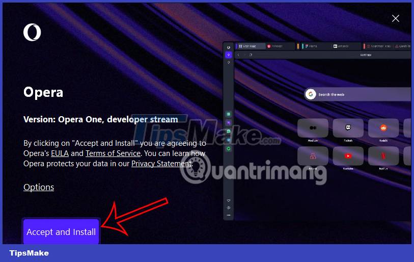 Picture 1 of The brand new way to use Opera One
